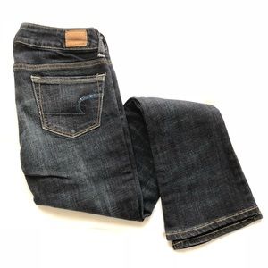 American Eagle Skinny Kick Jeans w/ Sequin Detail